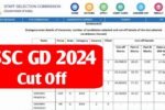 SSC GD Cut Off 2024